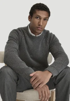 Strick Pullover Regular aus Bio-Baumwolle mit Bio-Merinowolle von hessnatur