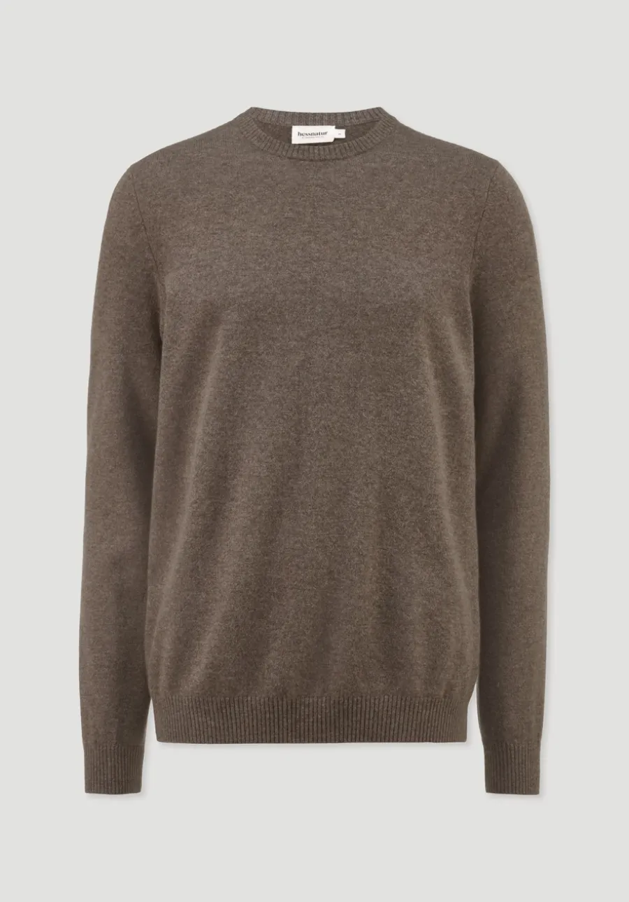 Strick Pullover Regular aus Bio-Merinowolle mit Cashmere von hessnatur