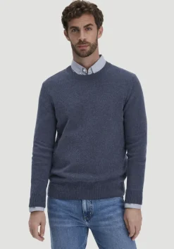 Strick Pullover Regular aus Bio-Merinowolle mit Bio-Baumwolle von hessnatur