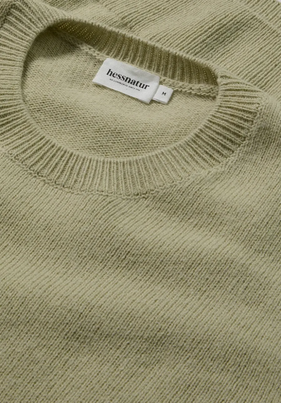 Strick Pullover Regular aus Bio-Merinowolle mit Bio-Baumwolle von hessnatur