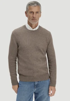 Strick Pullover Regular aus Bio-Merinowolle mit Bio-Baumwolle von hessnatur