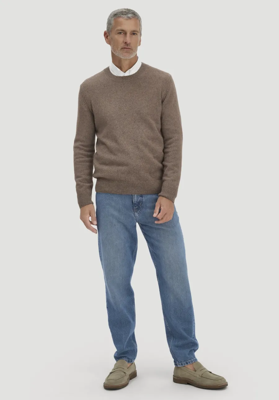 Strick Pullover Regular aus Bio-Merinowolle mit Bio-Baumwolle von hessnatur