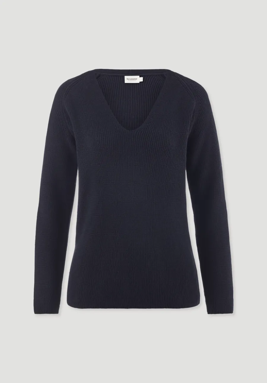 Strick Pullover Regular aus reiner Bio-Baumwolle von hessnatur