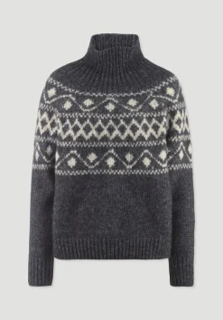 Strick Pullover Relaxed aus Alpaka mit Bio-Baumwolle von hessnatur