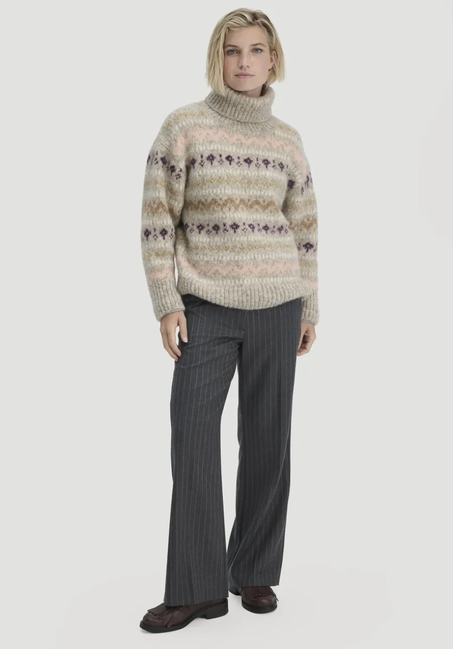 Strick Pullover Relaxed aus Alpaka mit Bio-Baumwolle von hessnatur