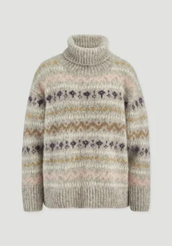 Strick Pullover Relaxed aus Alpaka mit Bio-Baumwolle von hessnatur