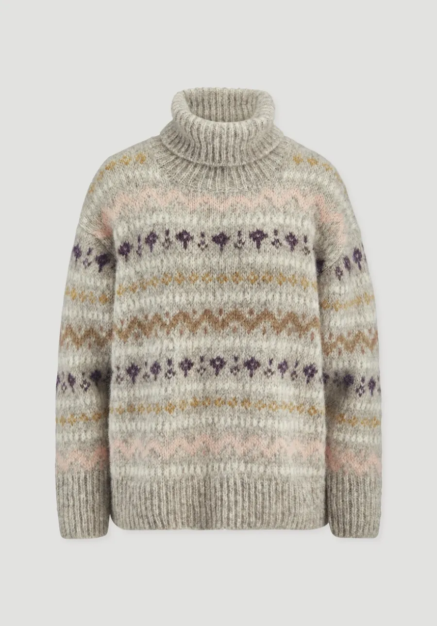 Strick Pullover Relaxed aus Alpaka mit Bio-Baumwolle von hessnatur