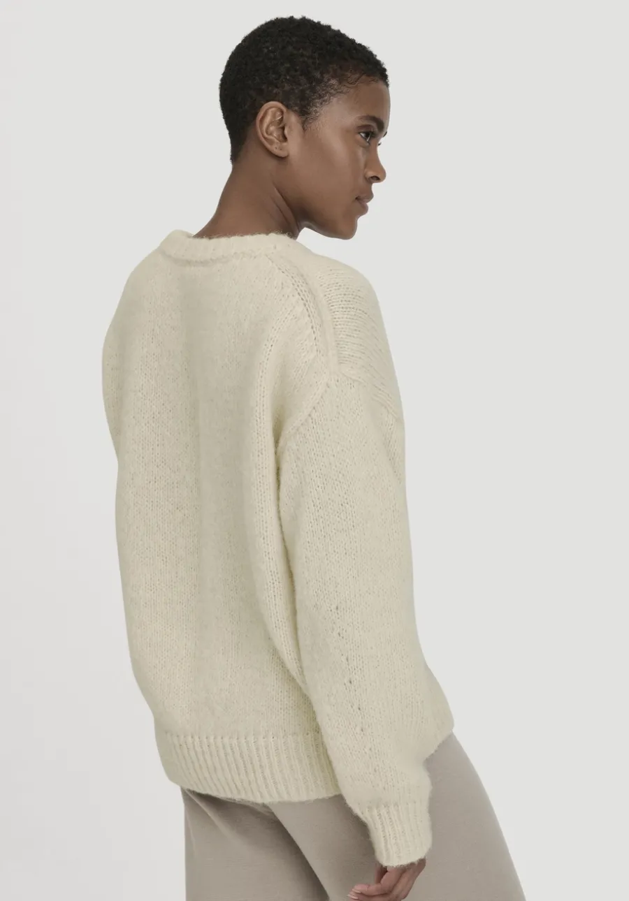 Strick Pullover Relaxed aus Alpaka mit Bio-Baumwolle von hessnatur