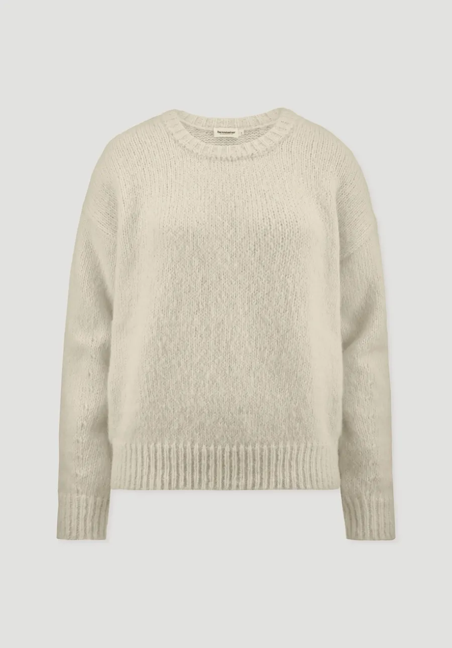 Strick Pullover Relaxed aus Alpaka mit Bio-Baumwolle von hessnatur