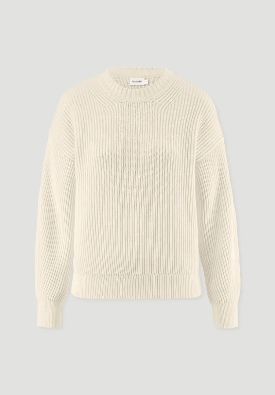 Strick Pullover Relaxed aus reiner Bio-Baumwolle von hessnatur