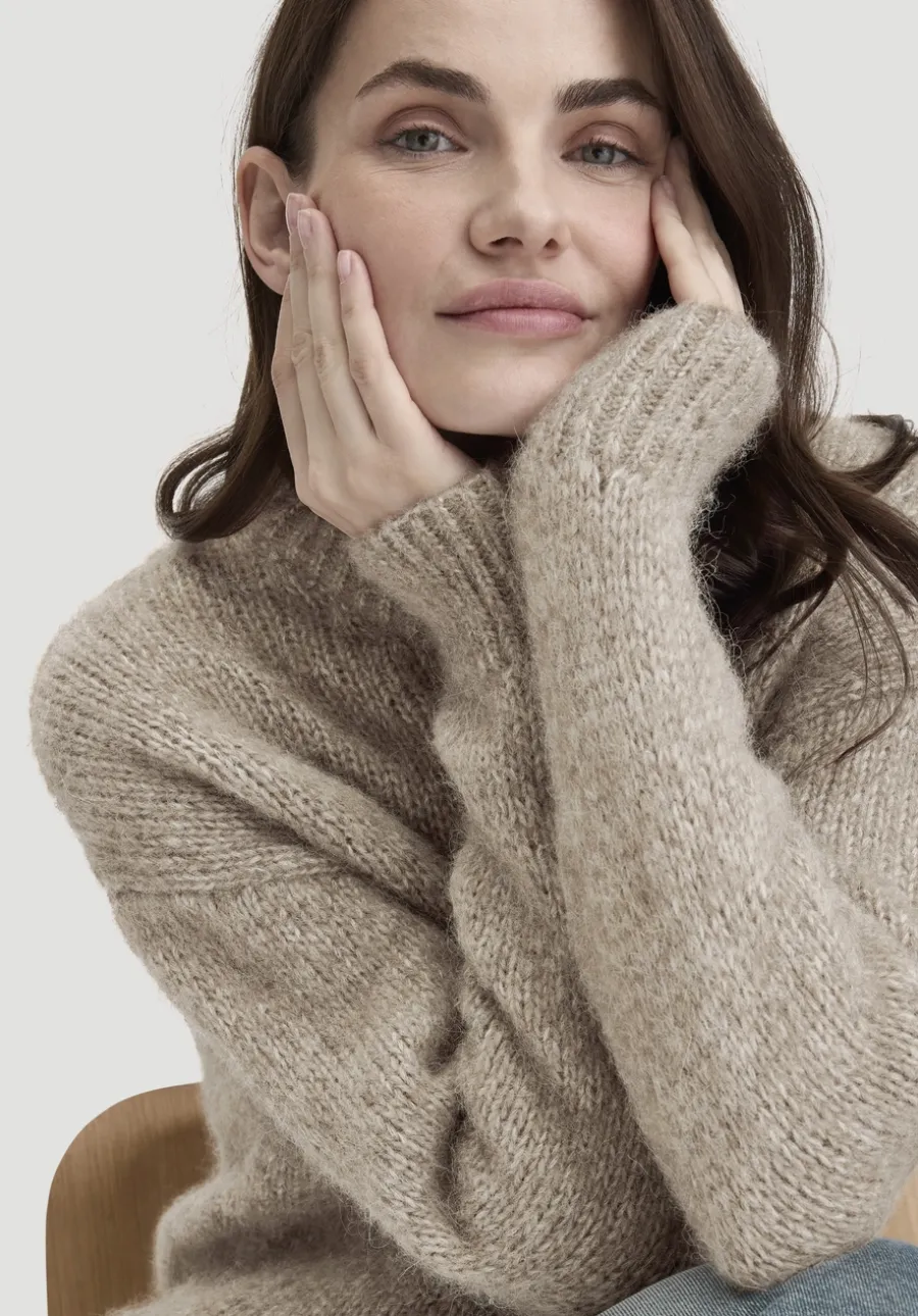 Strick Pullover Relaxed aus Alpaka mit Bio-Baumwolle von hessnatur