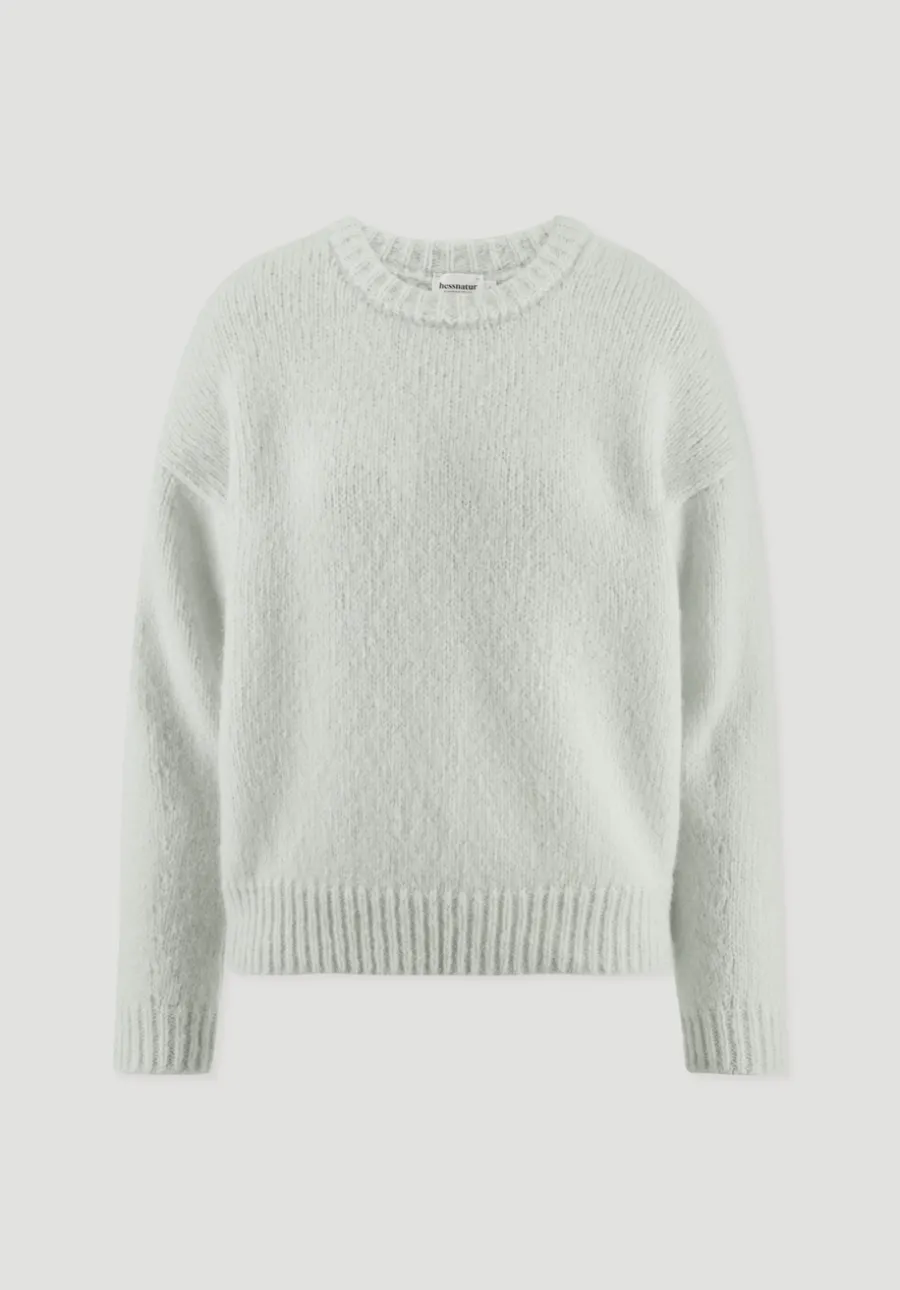 Strick Pullover Relaxed aus Alpaka mit Bio-Baumwolle von hessnatur