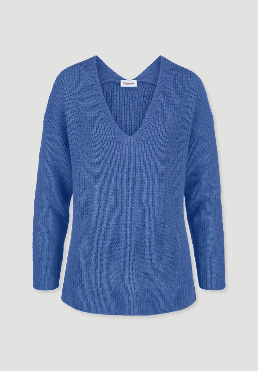 Strick Pullover Relaxed aus reinem Alpaka von hessnatur