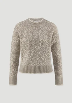 Strick Pullover Relaxed BETTER RECYCLING aus reiner Bio-Merinowolle von hessnatur