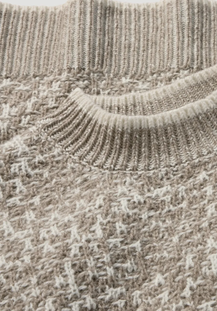 Strick Pullover Relaxed BETTER RECYCLING aus reiner Bio-Merinowolle von hessnatur