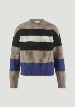 Strick Pullover Relaxed BETTER RECYCLING aus reiner Bio-Merinowolle von hessnatur