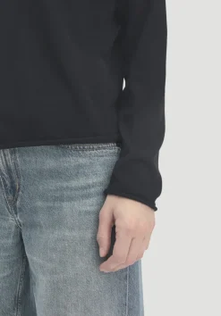 Strick Rollkragen Pullover Slim aus reiner Bio-Merinowolle von hessnatur