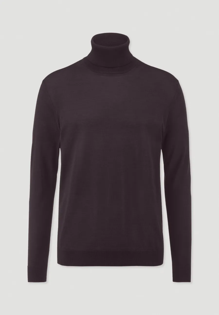 Strick Rollkragen Pullover Regular aus reiner Bio-Merinowolle von hessnatur