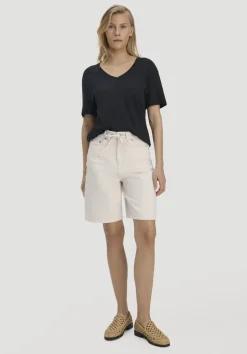 T-Shirt Oversize aus Leinen und Bio-Baumwolle von hessnatur