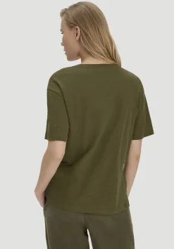 T-Shirt Oversize aus Leinen und Bio-Baumwolle von hessnatur