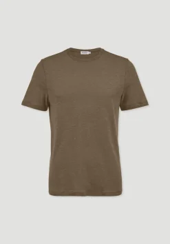 T-Shirt Regular aus Leinen und Bio-Baumwolle von hessnatur