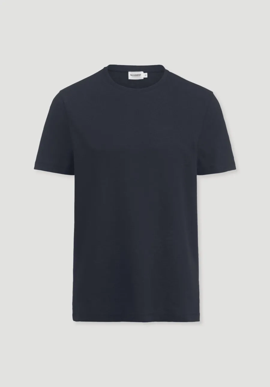 T-Shirt Regular aus Leinen und Bio-Baumwolle von hessnatur