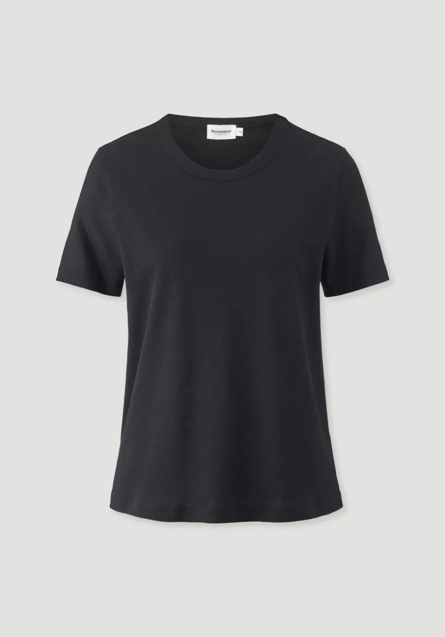 T-Shirt Relaxed aus Leinen und Bio-Baumwolle von hessnatur