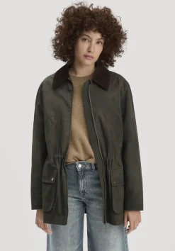 Wachsjacke Regular aus reiner Bio-Baumwolle von hessnatur