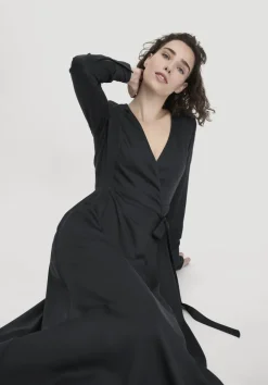 Wickelkleid Knöchellang Regular aus reiner LENZING™ ECOVERO™ Viskose von hessnatur