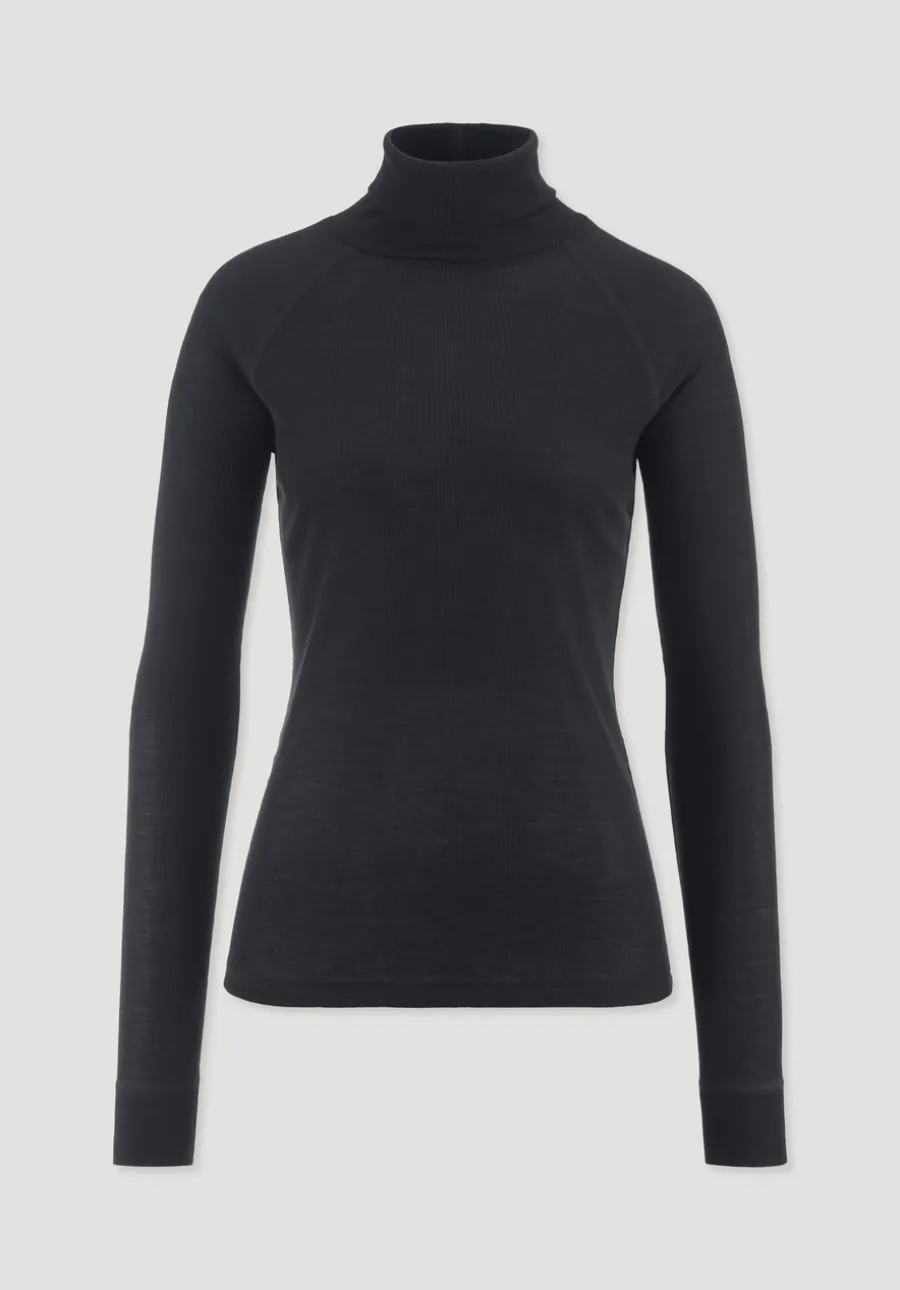 Wolle-Mix Longlseeve Fitted aus Bio-Merinowolle und TENCEL™ Lyocell von hessnatur