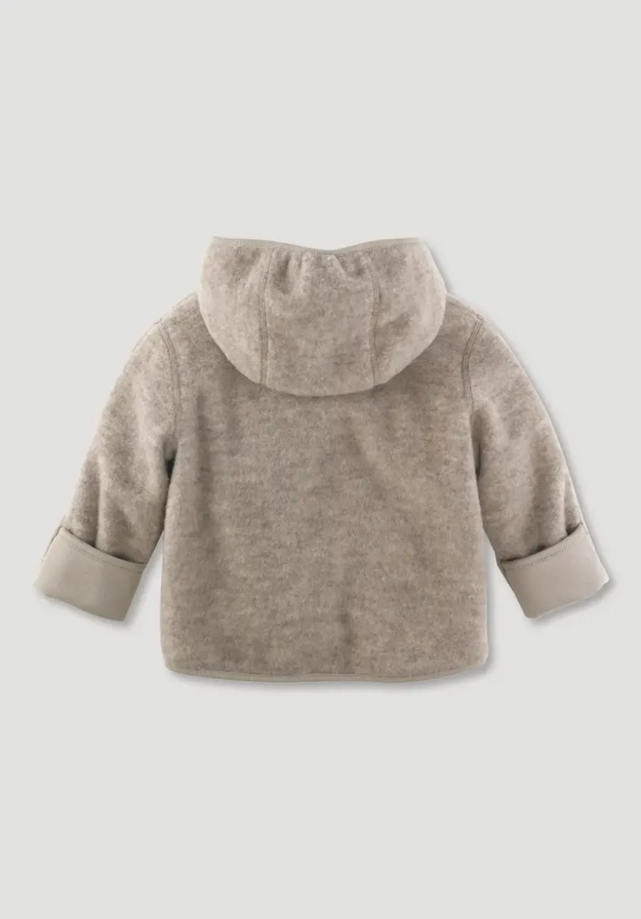 Wollfleece Jacke aus reiner Bio-Merinowolle von hessnatur