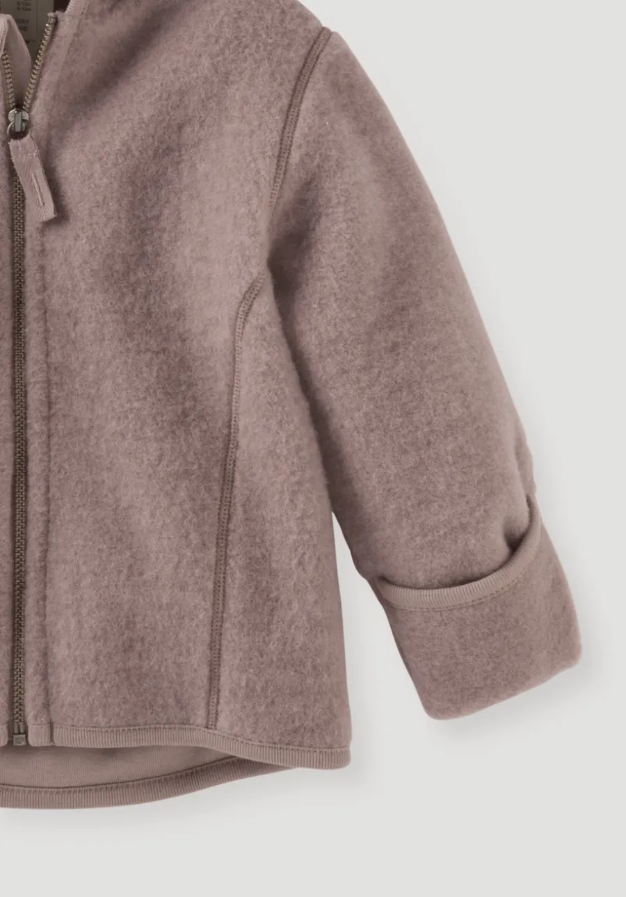 Wollfleece Jacke aus reiner Bio-Merinowolle von hessnatur