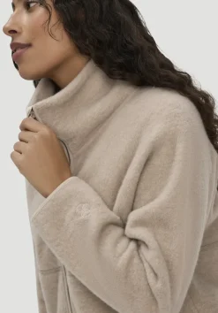 Wollfleece Jacke Oversized aus reiner Bio-Merinowolle von hessnatur