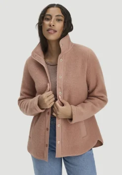 Wollfleece Jacke Regular aus Bio-Merinowolle und Bio-Baumwolle von hessnatur