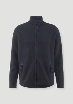 Wollfleece Jacke Regular aus reiner Bio-Merinowolle von hessnatur