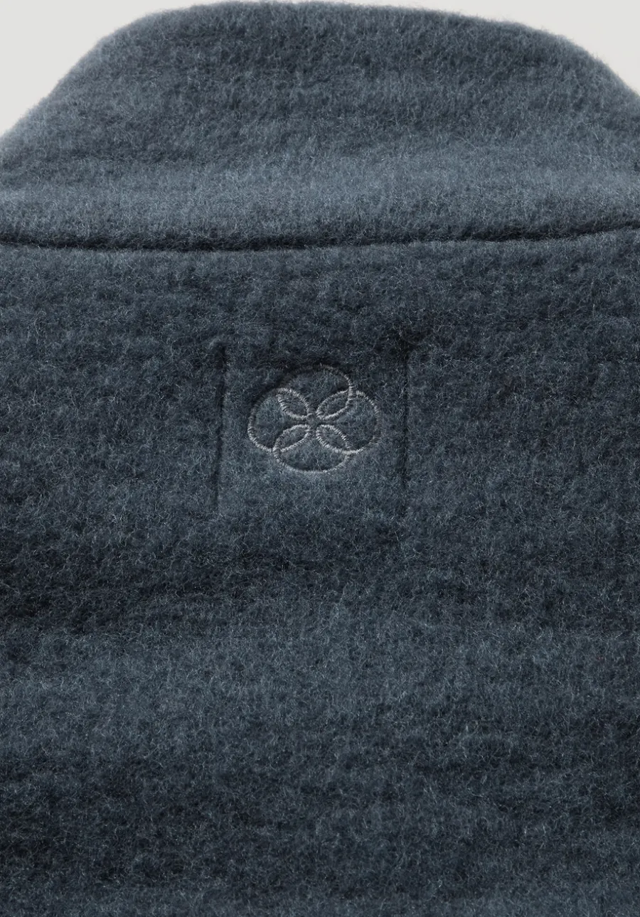 Wollfleece Mantel Regular aus reiner Bio-Merinowolle von hessnatur