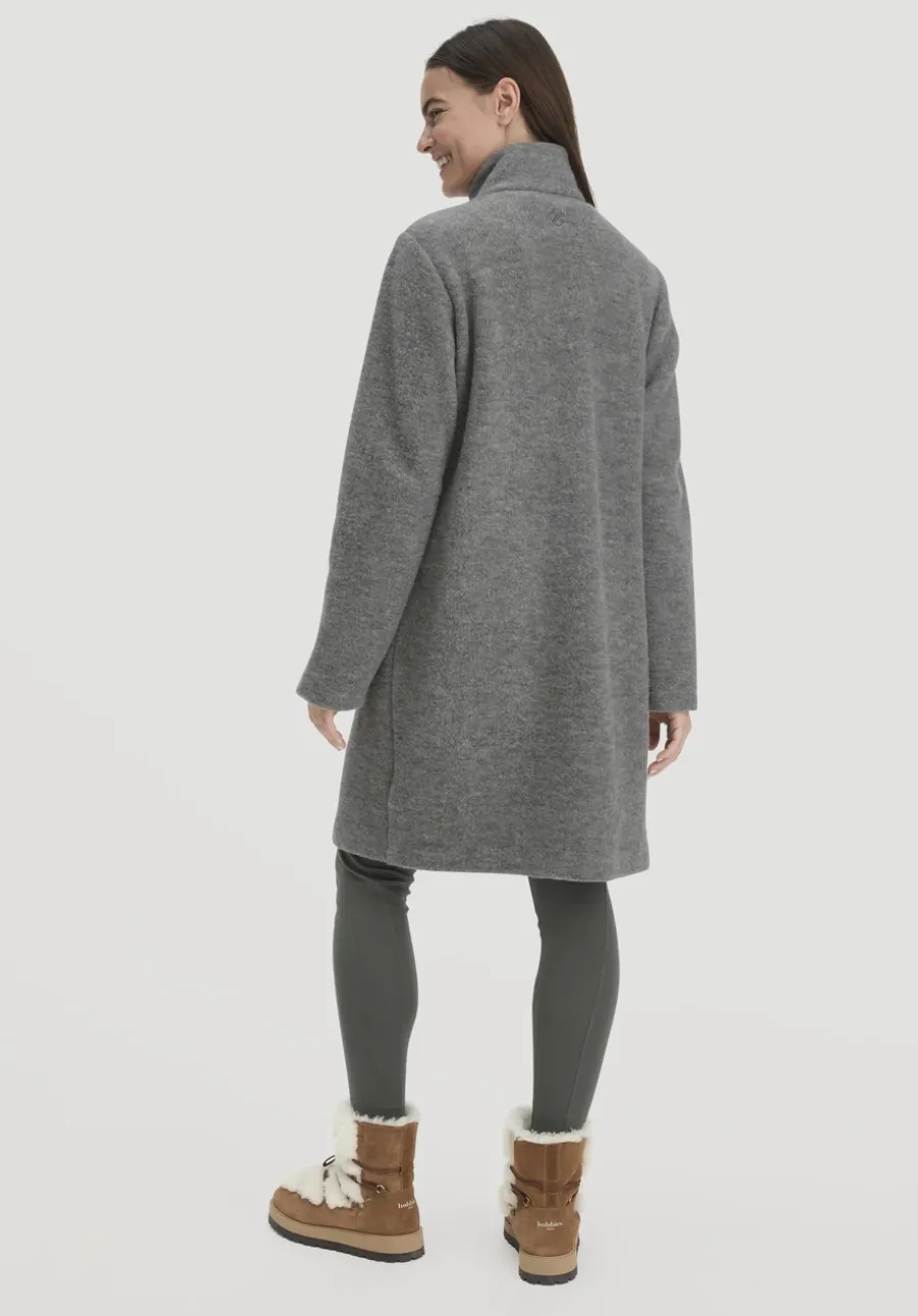 Wollfleece Mantel Regular aus reiner Bio-Merinowolle von hessnatur