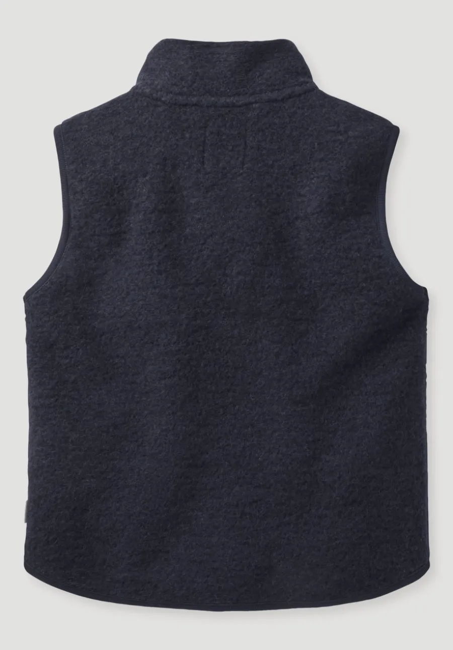 Wollfleece Weste aus reiner Bio-Merinowolle von hessnatur