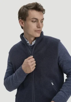Wollfleece Weste Regular aus reiner Bio-Merinowolle von hessnatur