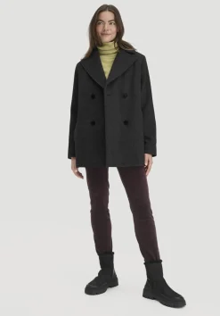 Wolljacke Caban Relaxed aus reiner Bio-Schurwolle von hessnatur