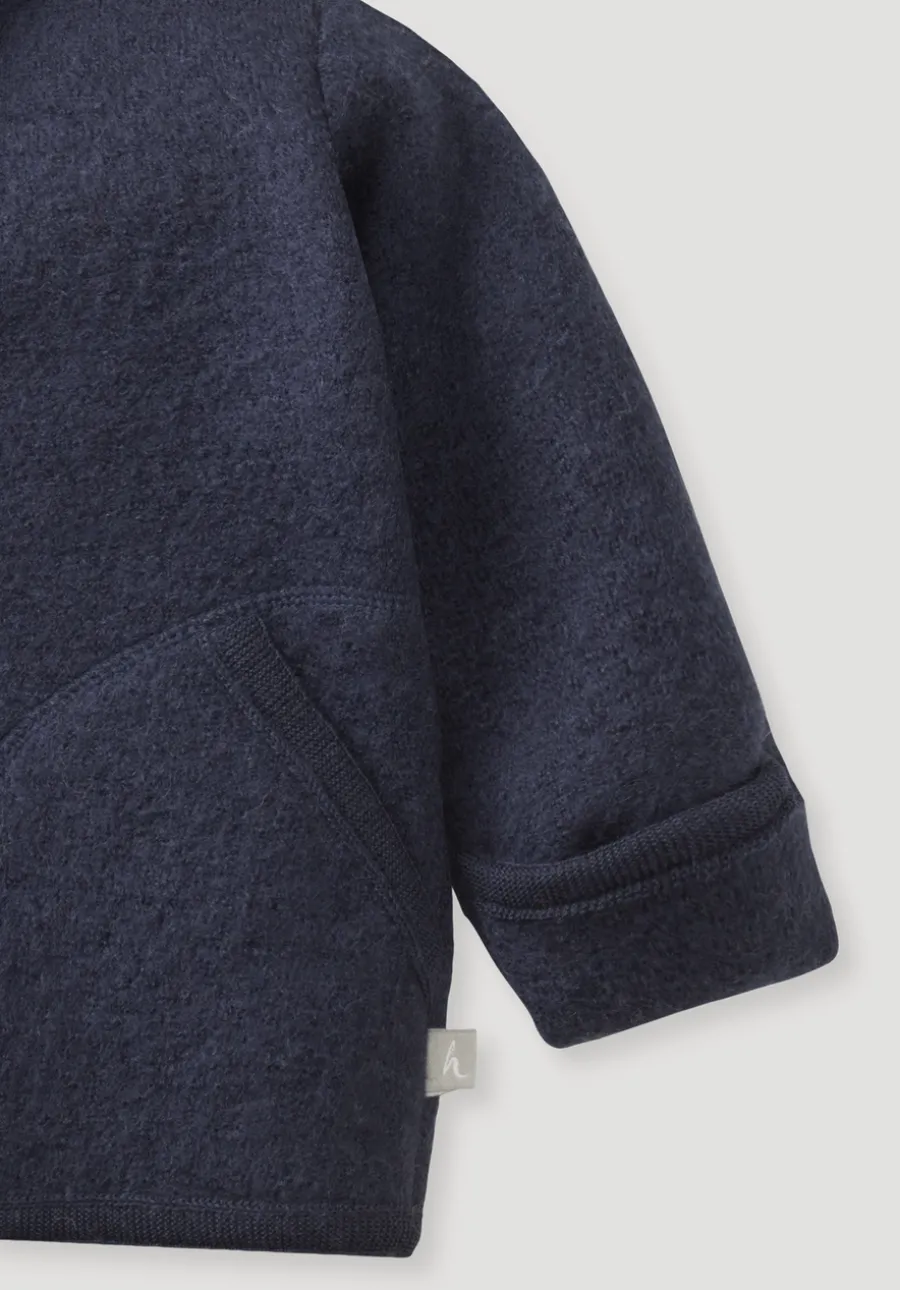 Wollwalk Jacke aus reiner Bio-Merinowolle von hessnatur