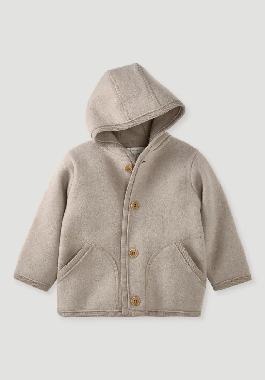 Wollwalk Jacke aus reiner Bio-Merinowolle von hessnatur