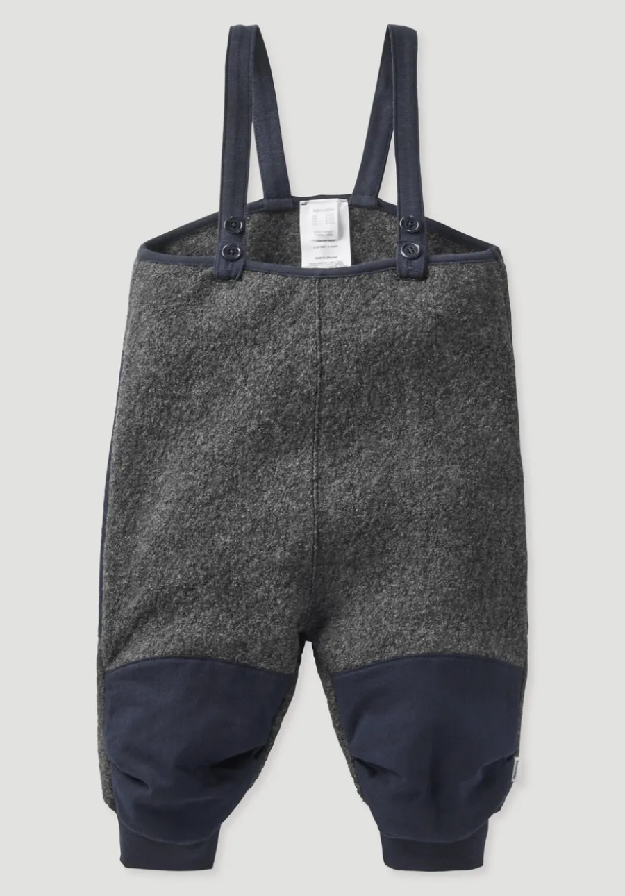 Wollwalk Latzhose aus Bio-Merinowolle mit Nature Shell von hessnatur